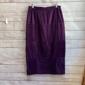 EXCELLENT CONDITION VINTAGE SUSAN BRISTOL PATCHWORK CORDUROY MAXI SKIRT